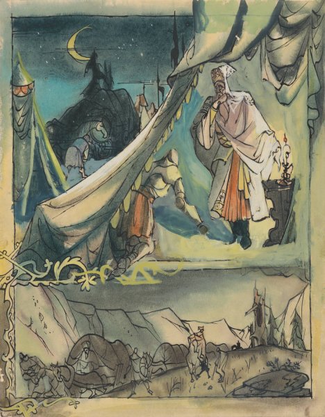Main Product Photo of Fairy Tale Illustration Painting by Jan Novak