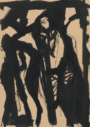 Figural Study by Jan Novak Oil Painting