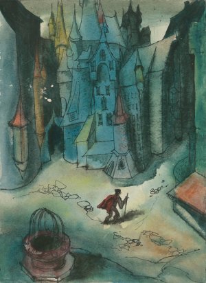 Study for a Slovak Fairytale II by Jan Novak Oil Painting