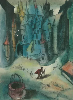 Study for a Slovak Fairytale II by Jan Novak Oil Painting