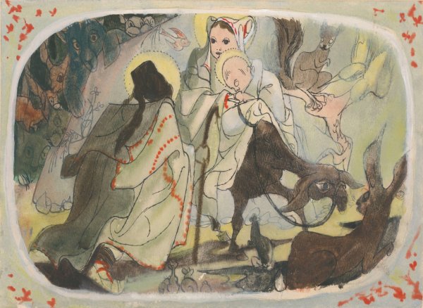 Main Product Photo of The Escape to Egypt Painting by Jan Novak