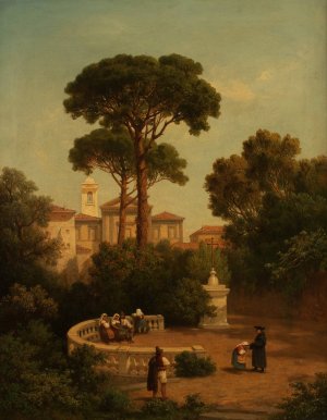 Kloster Camalduli by Jan Novopacky Oil Painting