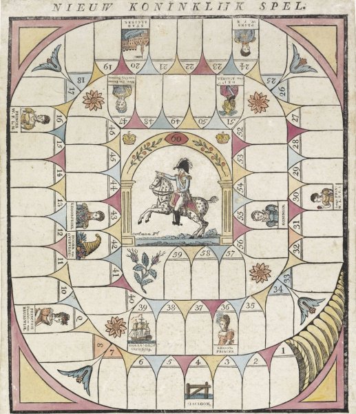 Nieuw koninklijk spel  by Jan Oortman Sr. - Hand-Painted Oil Painting Reproduction
