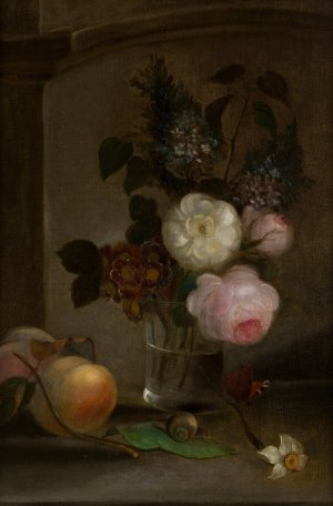 Flowers Oil painting by Jan Piotr Luczynski