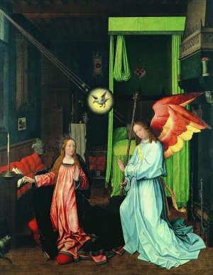 Annunciation by Jan Provoost Oil Painting