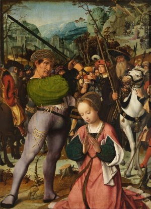 The Martyrdom of Saint Catherine of Alexandria by Jan Provoost Oil Painting