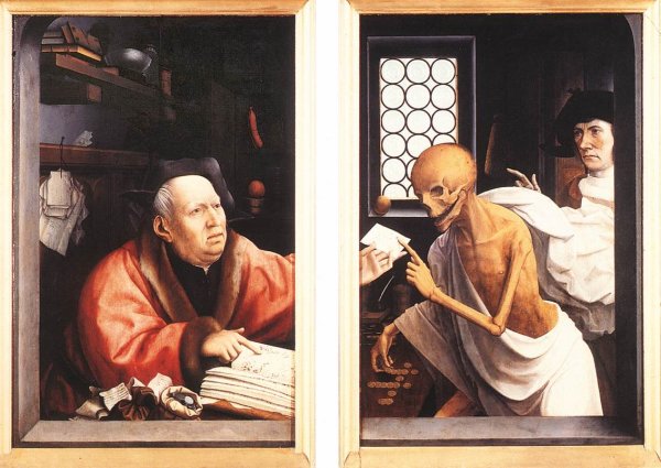 Death and the Miser by Jan Provost - Hand-Painted Oil Painting Reproduction