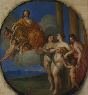 Allegory of John III Sobieski by Jan Reyzner Oil Painting