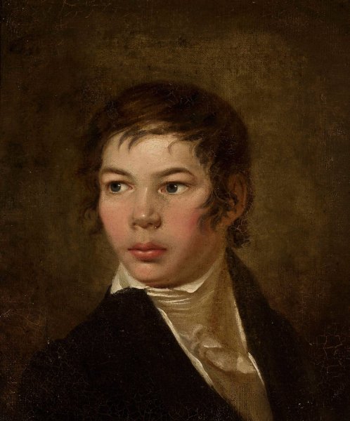 Portrait of Edward Jan ROmer  by Jan Rustem - Hand-Painted Oil Painting Reproduction