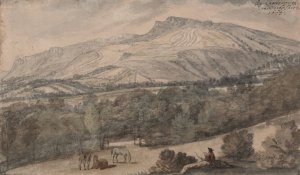 Gezicht by Chatsworth in Derbyshire by Jan Siberechts Oil Painting