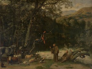 Saint Francis of Assisi Preaching to the Animals by Jan Siberechts Oil Painting