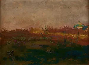 Askold's Grave in Kyiv by Jan Stanislawski Oil Painting
