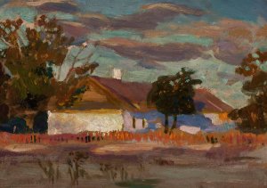 Cold day Oil painting by Jan Stanislawski
