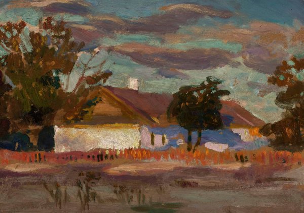 Cold day  by Jan Stanislawski - Hand-Painted Oil Painting Reproduction
