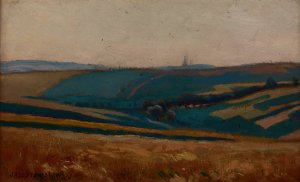 Field-Patches by Jan Stanislawski Oil Painting