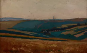 Field-Patches by Jan Stanislawski Oil Painting