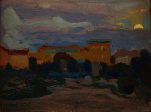 From Kyiv by Jan Stanislawski Oil Painting