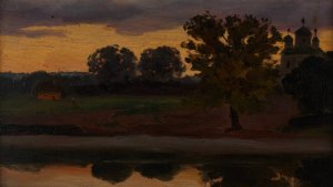 Landscape Oil painting by Jan Stanislawski