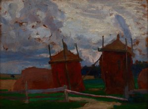 Lithuanian Ricks by Jan Stanislawski Oil Painting