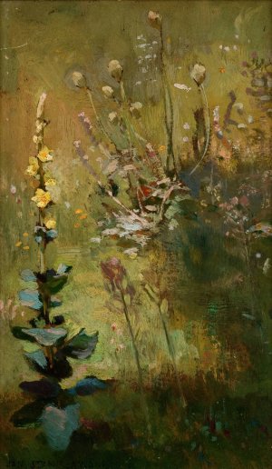 Mullein by Jan Stanislawski Oil Painting