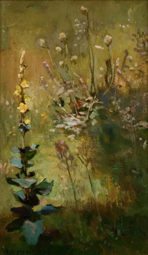 Mullein by Jan Stanislawski Oil Painting