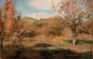 Orchard by Jan Stanislawski Oil Painting