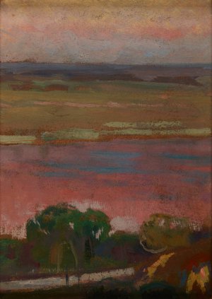 Pink River by Jan Stanislawski Oil Painting