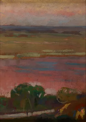 Pink River by Jan Stanislawski Oil Painting