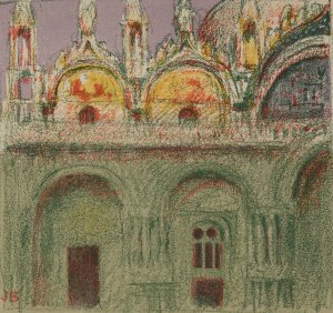 Saint Mark's Church by Jan Stanislawski Oil Painting