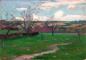 Spring by Jan Stanislawski Oil Painting