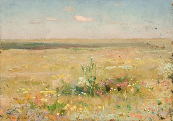 Steppe  by Jan Stanislawski - Hand-Painted Oil Painting Reproduction