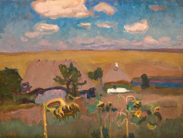 Sunflowers  by Jan Stanislawski - Hand-Painted Oil Painting Reproduction