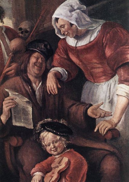 Main Product Photo of A Merry Party Detail Painting by Jan Steen