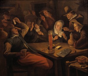Ace of Hearts by Jan Steen Oil Painting