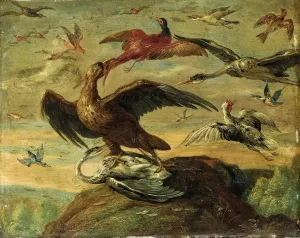 Birds by Jan Steen Oil Painting