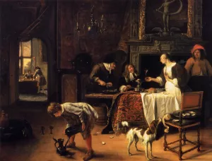 Easy Come, Easy Go by Jan Steen Oil Painting