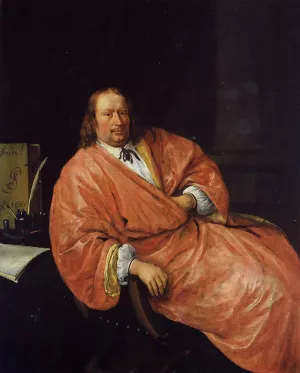 Portrait of Gerrit Gerritsz Schouten by Jan Steen Oil Painting