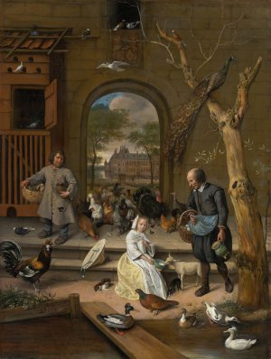 Portrait of Jacoba Maria van Wassenaer by Jan Steen Oil Painting