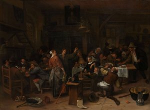 Prince's Day by Jan Steen Oil Painting