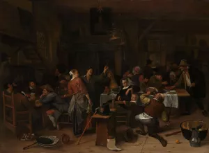 Prince's Day by Jan Steen Prince's Day by Jan Steen Oil Painting