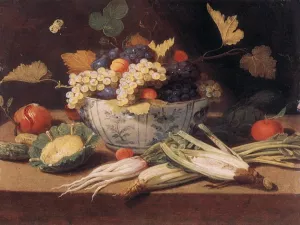 Still-Life with Vegetables by Jan Steen Oil Painting