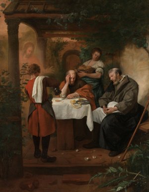 Supper at Emmaus by Jan Steen Oil Painting