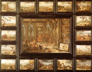 The Continent of America Oil painting by Jan Steen