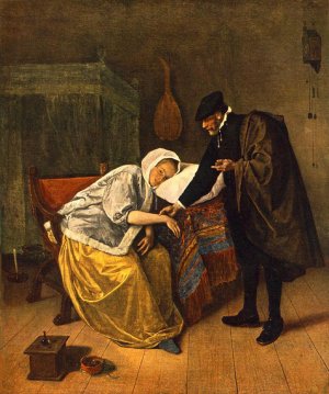 The Doctor and His Patient by Jan Steen Oil Painting