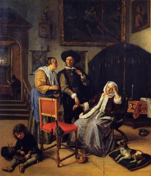 The Doctor's Visit by Jan Steen Oil Painting