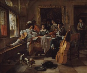The Family Concert by Jan Steen Oil Painting