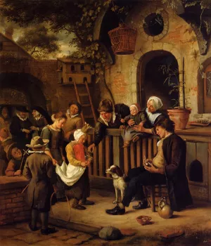 The Little Alms Collector by Jan Steen Oil Painting