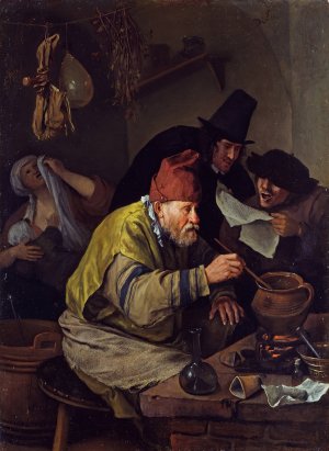 The Village Alchemist by Jan Steen Oil Painting