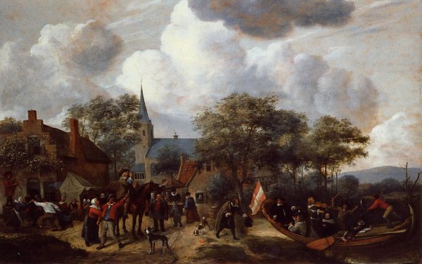 Village Festival with the Ship of Saint Rijn Uijt