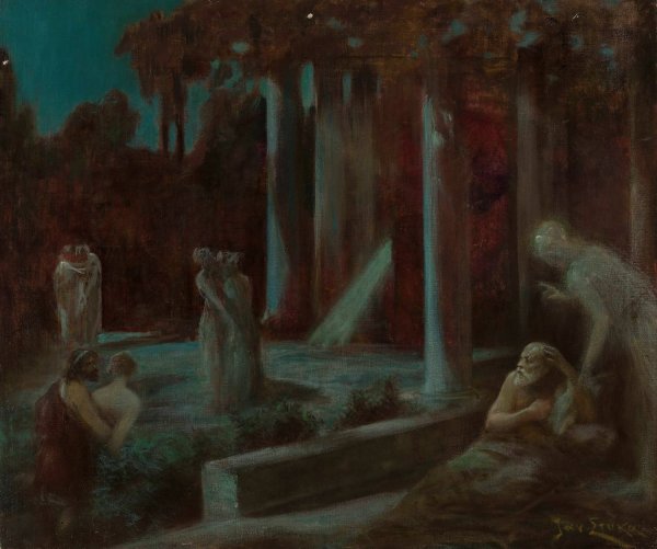 Ulysses by Jan Styka - Hand-Painted Oil Painting Reproduction
